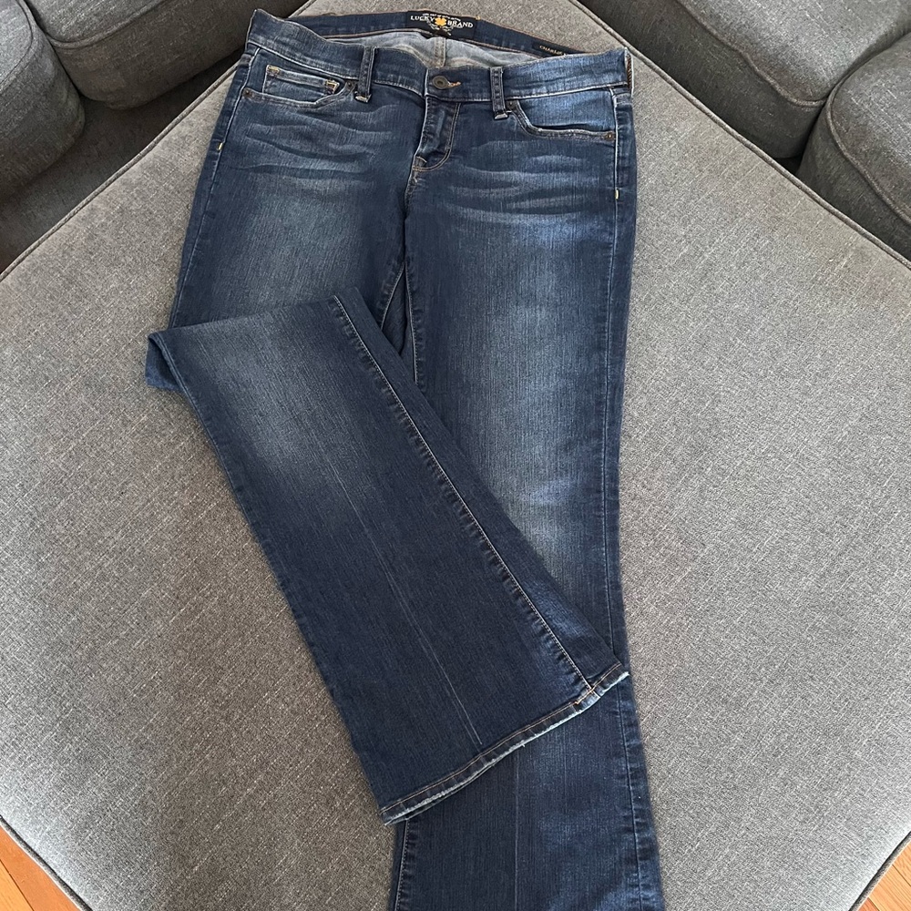 Lucky Brand Dark Blue Charlie Flare Jeans
